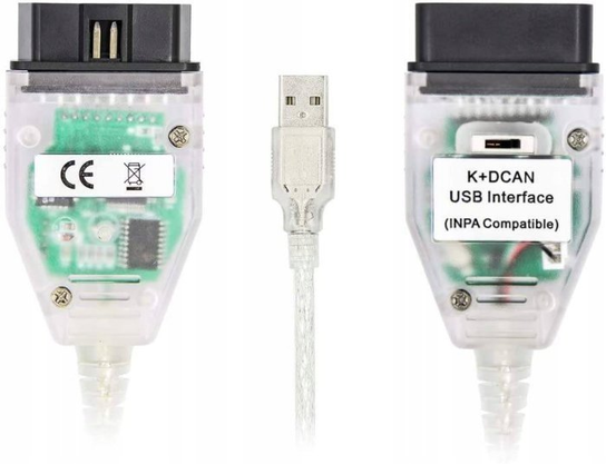 INTERFEJS BMW INPA K+DCAN PRZEŁĄCZNIK 7-8 PIN E46 E90 E92 E91 E36 E60 EXPER Versus