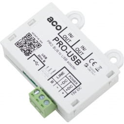 Interfejs komputerowy do zarządzania urządzeniami ACO PRO-USB ACO