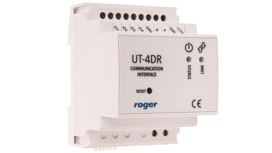 Interfejs komunikacyjny IP/Ethernet do systemu RACS UT-4DR Roger