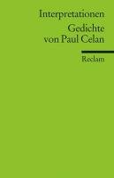 Interpretationen. Gedichte von Paul Celan Celan Paul