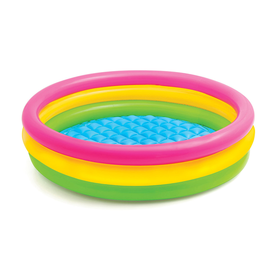 Intex basen dmuchany ogrodowy tęczowy 147x33cm iNTEX 57422 - Intex ...