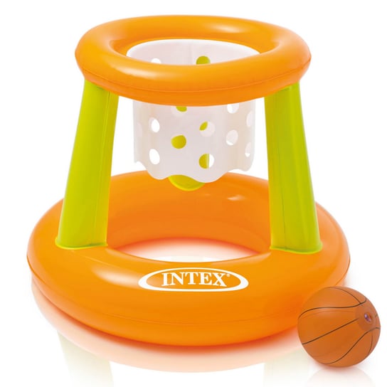 Intex, dmuchana koszykówka basenowa+ piłka do zabawy w wodzie Intex