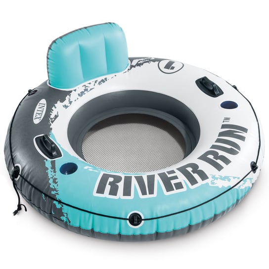Intex, Koło do pływania River Run z uchwytami, fotel, 135 cm Intex