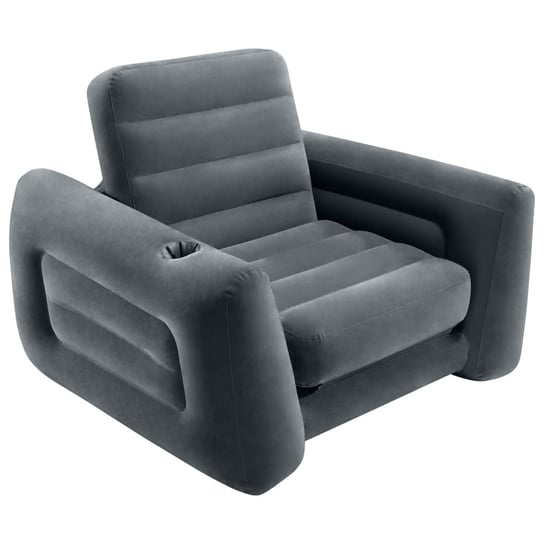 Intex Rozkładane siedzisko, 117x224x66 cm, ciemnoszare Intex