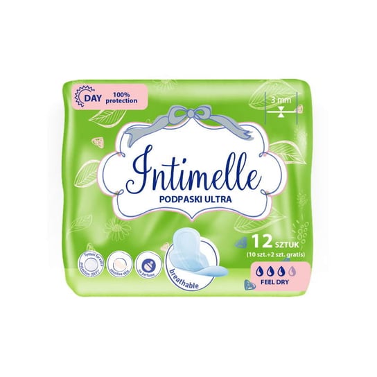 Intimelle, Ultra Feel Dry, Podpaski, 12 szt. Intimelle
