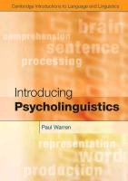 Introducing Psycholinguistics Warren Paul