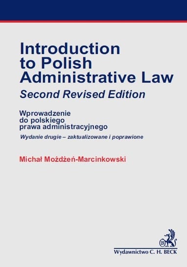 Introducion to Polish Administrative Law Możdżeń-Marcinkowski Michał