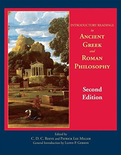 Introductory Readings in Ancient Greek and Roman Philosophy Hackett Publishing Co Inc.