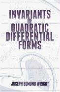 Invariants of Quadratic Differential Forms Wright Joseph Edmund