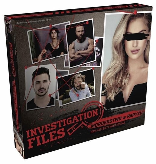 Investigation Files: Morderstwo w Paryżu, gra planszowa, logiczna, Goliath Games Goliath Games