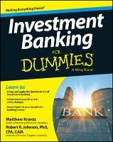 Investment Banking For Dummies Krantz Matt, Johnson Robert R.