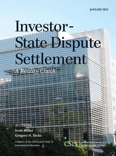 Investor-State Dispute Settlement Miller Scott