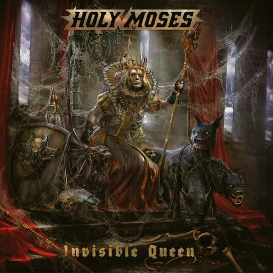 Invisible Queen (czerwony transparentny i czarny marmurowy), płyta winylowa Holy Moses
