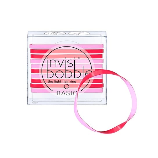 INVISIBOBBLE, BASIC, Gumki do włosów (Jelly Twist), 10 szt. Invisibobble