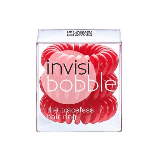 Invisibobble, gumki do włosów Rapsberry Red, 3 szt. Invisibobble