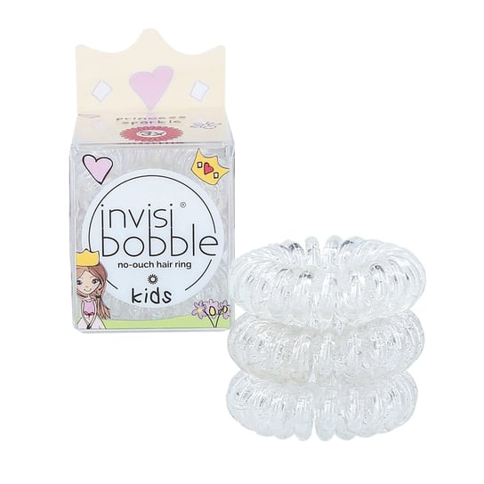 INVISIBOBBLE, KIDS, Gumki do włosów dla dzieci Princess Sparkle (Princess Sparkle), 3 szt. Invisibobble
