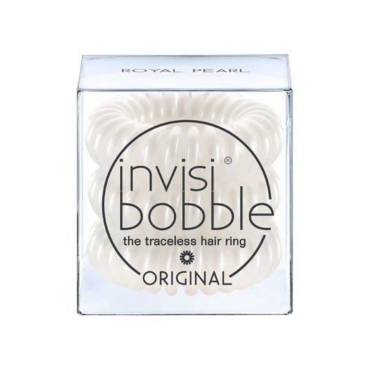 Invisibobble, Original, gumki do włosów Royal Pearl, 3 szt. Invisibobble