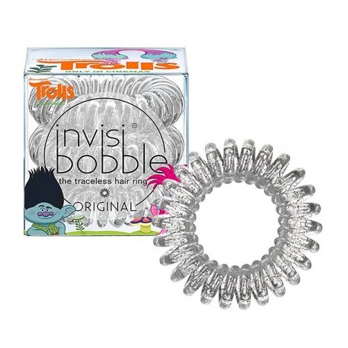 Invisibobble, Original, gumki do włosów Trolls, 3 szt. Invisibobble