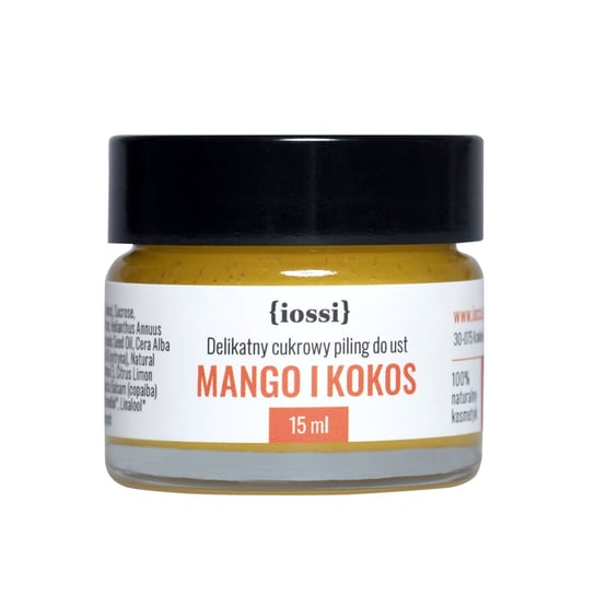 Iossi, peeling do ust Mango & Kokos, 15 ml Iossi
