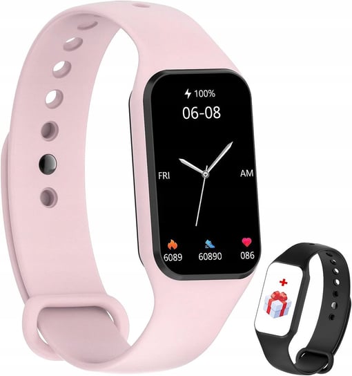 Iowodo Smartwatch Zegarek Android Ios 1,5" Różowy Iowodo