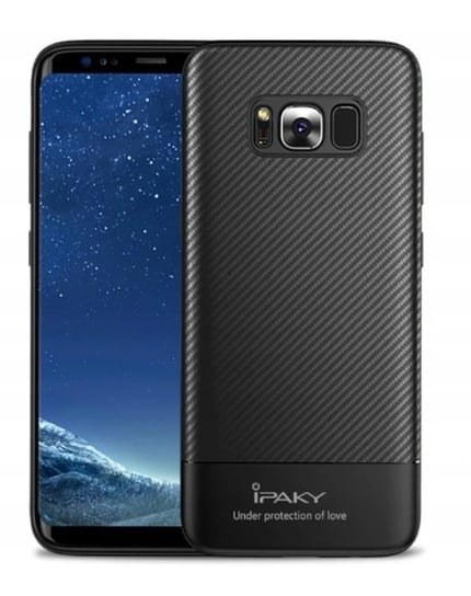 iPaky Carbon Fiber etui Samsung Galaxy S8 plus czarny iPaky