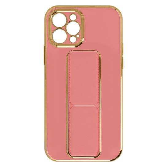 Iphone 12 Pro Silikonowy Flashy Foldable Kickstand Magnetic System Różowy Avizar