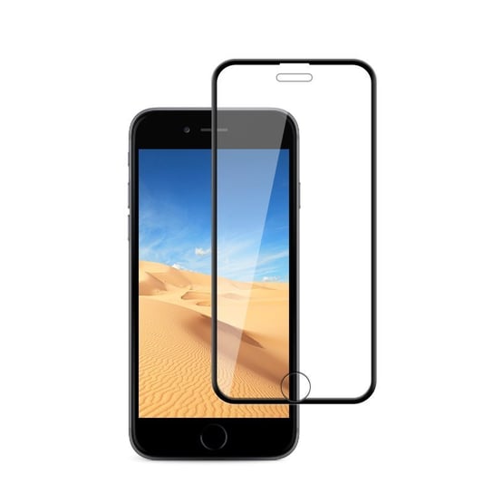 iPhone 6 / 6s / 7 / 8 / SE - Szkło Hartowane Na Cały Ekran 3D FULL GLUE Mocolo