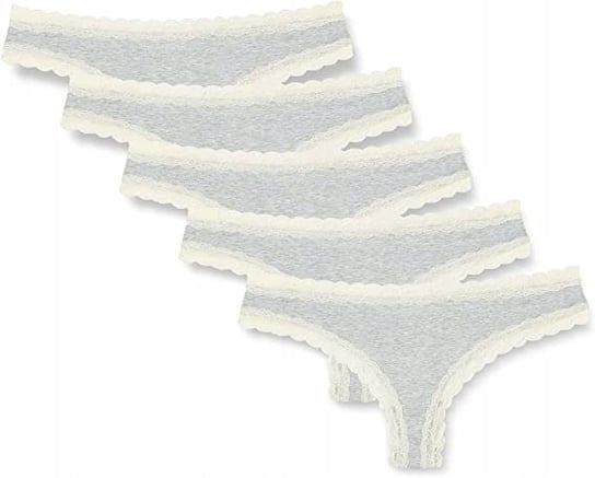 IRIS&LILLY MAJTKI STRINGI SZARE 3-PACK XL SPB Iris & Lilly