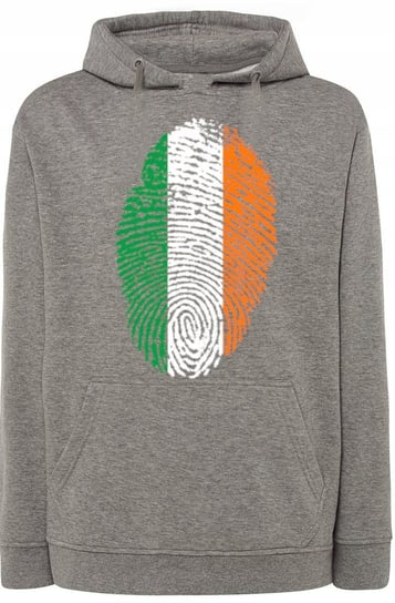 Irlandia Bluza Męska Logo Nadruk Kaptur r.3XL Inna marka