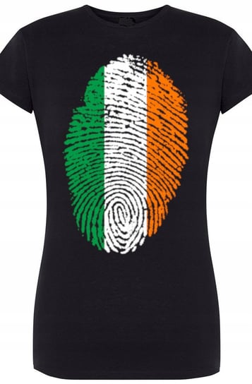 Irlandia Flaga Damska Odcisk T-Shirt Modny R.M Inna marka