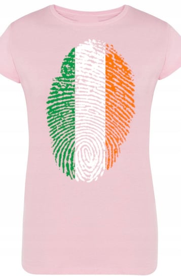 Irlandia Flaga Damska Odcisk T-Shirt Modny R.S Inna marka
