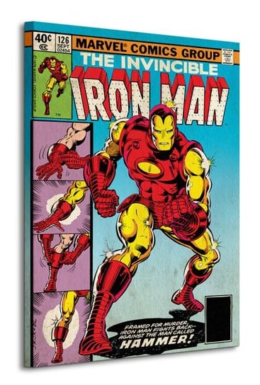 Iron Man Hammer - obraz na płótnie Marvel