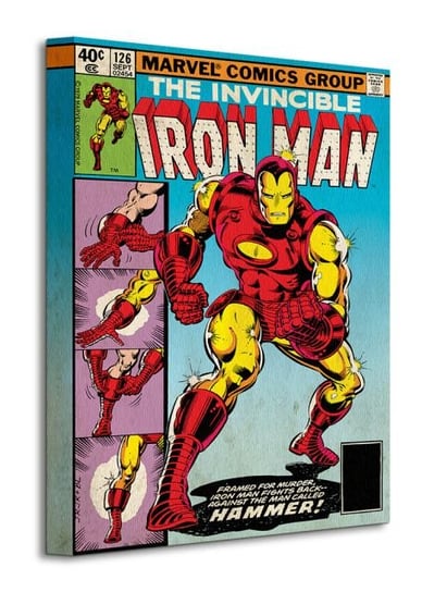 Iron Man Hammer - obraz na płótnie Marvel