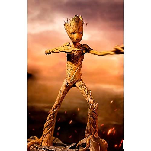 Iron Studios 18519-10 Marvel Avengers Groot Endgame, Statua W Skali 1/10 Iron Man