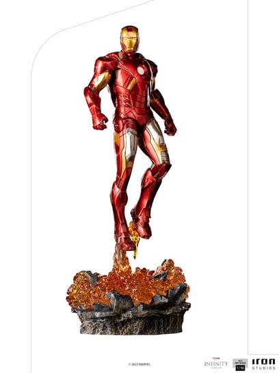 Iron Studios - Saga Infinity: Statua Ironman W Skali Artystycznej 1:10 Iron Man