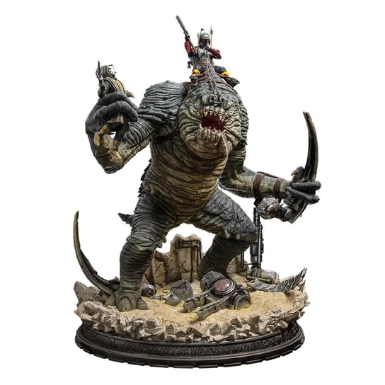 Iron Studios STAR WARS - Boba Fett & Rancor Demi statuetka 1/20 Star Wars gwiezdne wojny