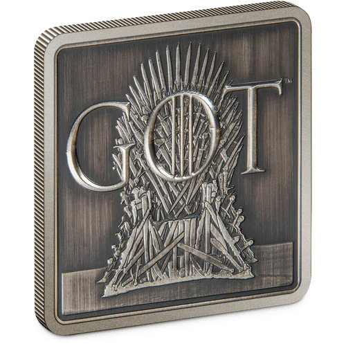 Iron Throne Game of Thrones 1 uncja srebra Inna marka