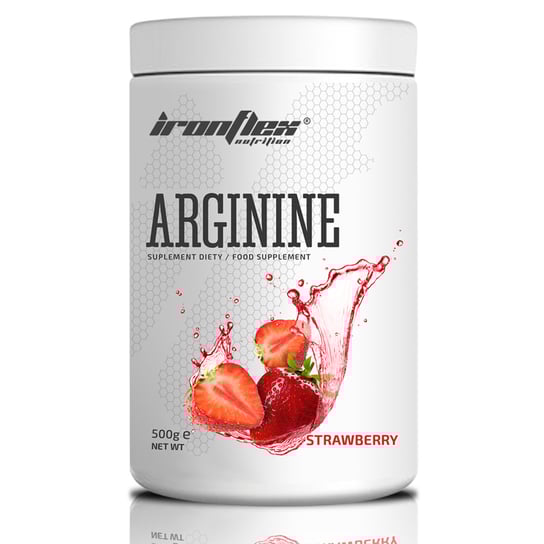 IRONFLEX ARGININE 500 g ARGININA AMINOKWASY POMPA WYTRZYMAŁOŚĆ REGENERACJA Ironflex