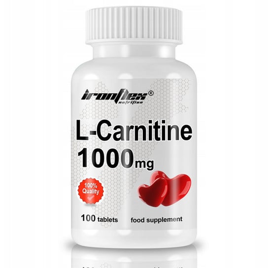 Ironflex L-Carnitine 1000 Suplement diety, 100 tab. Ironflex