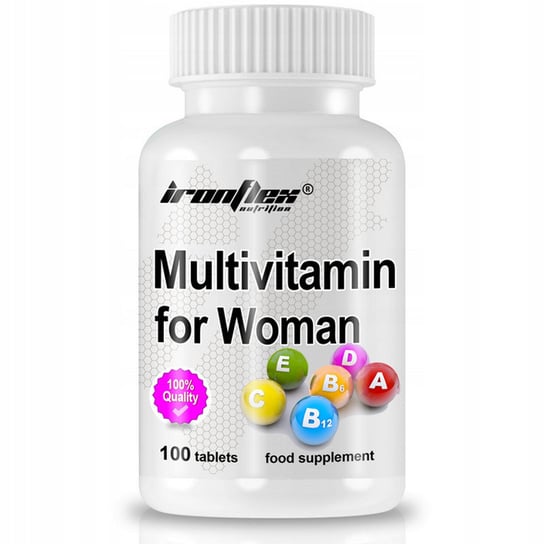 Ironflex Multivitamin For Women Suplement diety, 100 tab. Ironflex