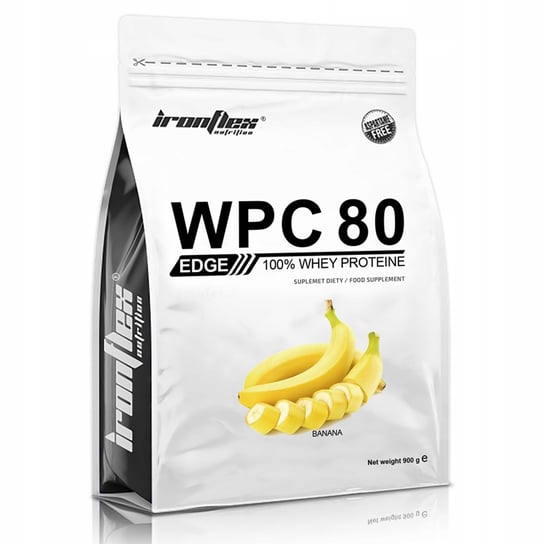 IRONFLEX WPC 80 EDGE 909 g BIAŁKO SERWATKOWE WHEY PROTEIN ODŻYWKA BIAŁKOWA Ironflex