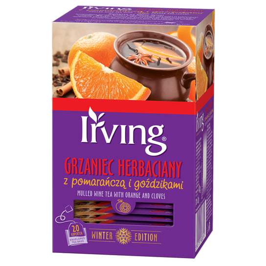 Irving grzaniec herbaciany pomarańcza goździki 40g Irving