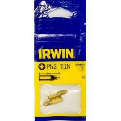 IRWIN KOŃCÓWKA PH2 x 25mm TIN /2szt. Irwin