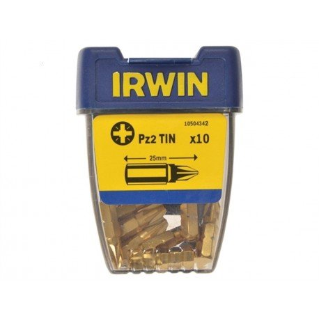 IRWIN KOŃCÓWKA PZ2 x 25mm TIN /10szt. Irwin
