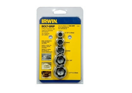 IRWIN WYCIĄGACZ SWORZNI ZESTAW 5el. 5/16" (8mm), 10mm, 13mm, 11/16", 3/4" (19mm) Irwin