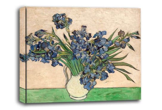 Irysy, Vincent van Gogh - obraz na płótnie 120x90 cm Galeria Plakatu