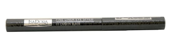 Isadora, Fine Liner Eye Stylo, eyeliner w pisaku 01 Carbon Black, 1,1 ml Isadora