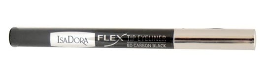 Isadora, Flex Tip, eyeliner w pisaku 80 Carbon Black, 1,2 ml Isadora