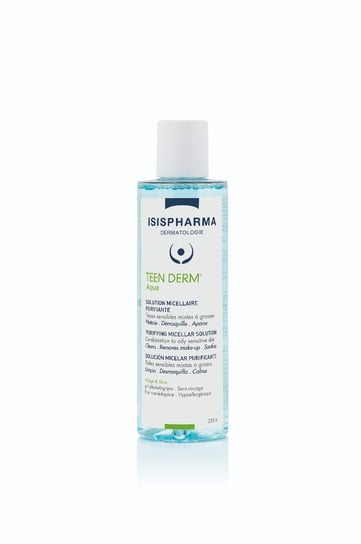 Isispharma, Teen Derm Aqua, Oczyszczająca woda micelarna do twarzy i oczu, 250 ml ISISPHARMA