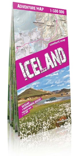 Islandia. Adventure map 1:500 000 Opracowanie zbiorowe